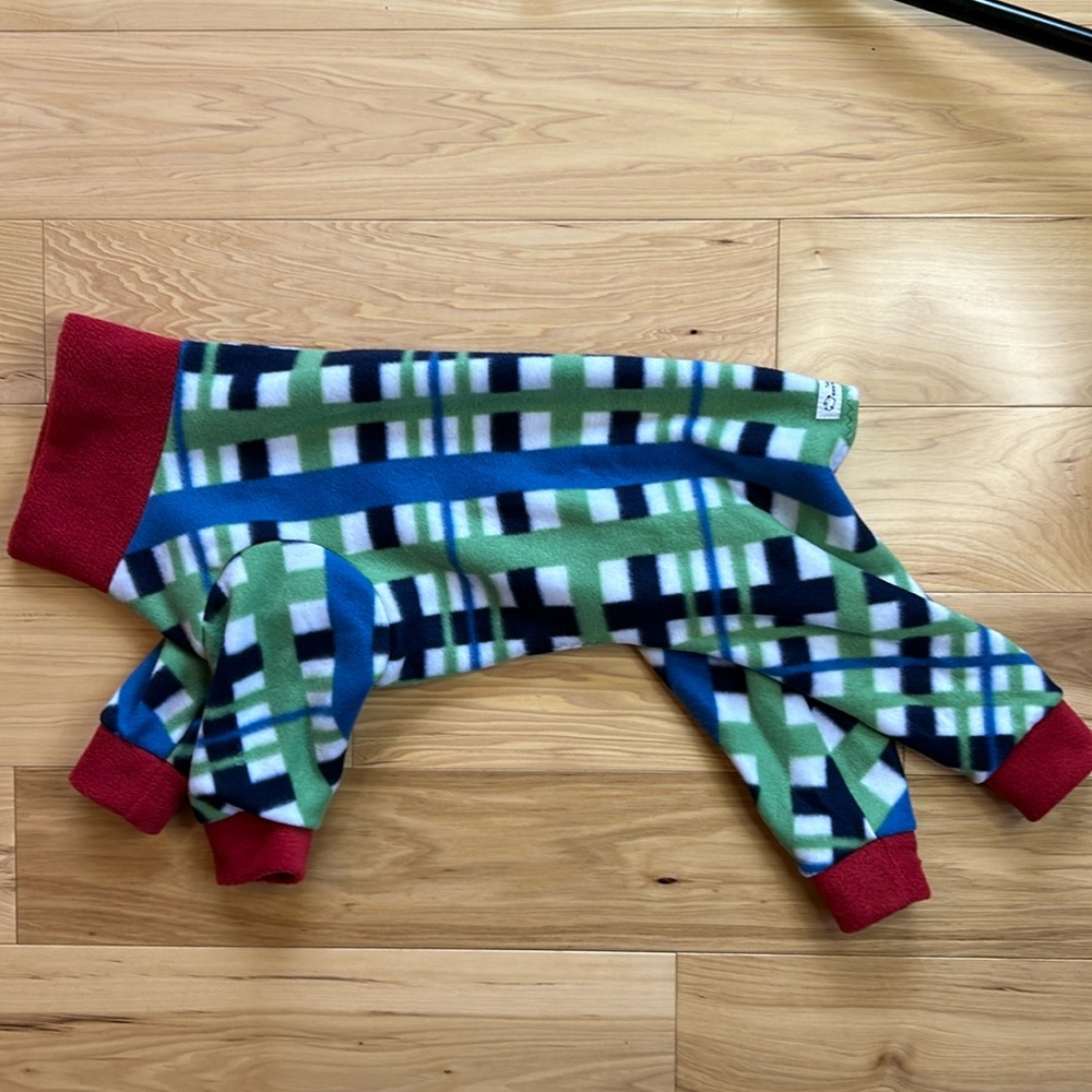 NWOT Fleece High Neck Dog Onesie